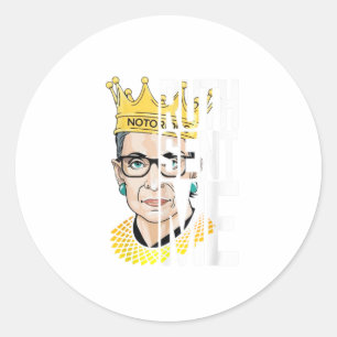 Sticker Rond Ruth M'A Envoyé Allez Vote Novembre Troisième