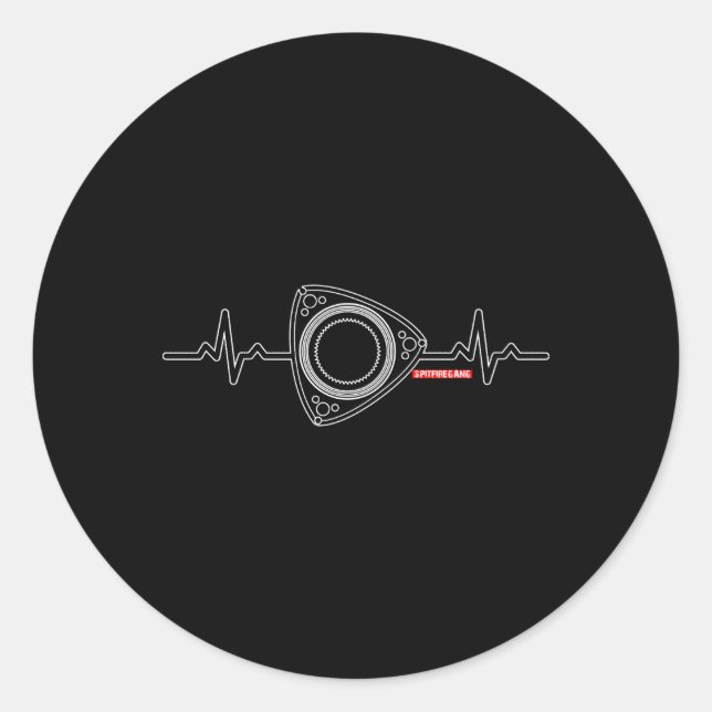 Sticker Rond Rx8 Rx7 Il Bat Dark (Devant)