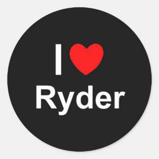 Sticker Rond Ryder