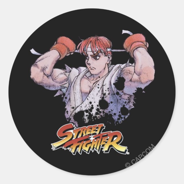 Sticker Rond Ryu (Devant)