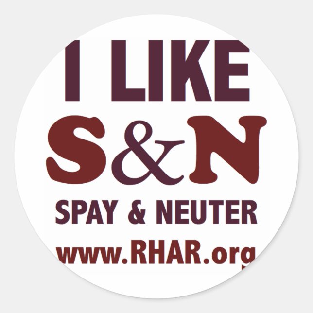 Sticker rond S&N (Devant)