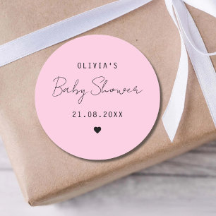 Sticker Rond Sac de biscuits sucrés personnalisé pour Baby Show