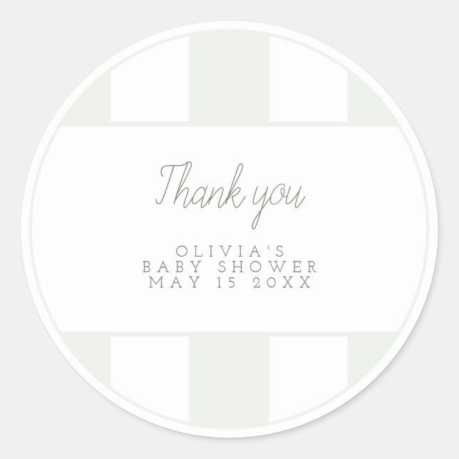 Sticker Rond Sage green voiturette de golf favoriser autocollan (Devant)