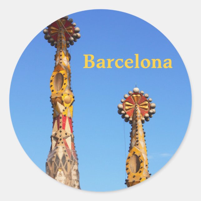 Sticker Rond Sagrada Familia (Devant)