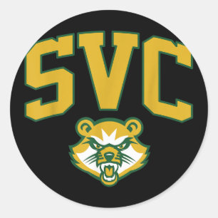 Sticker Rond Saint College Vincent Arch Design Vintage Homme