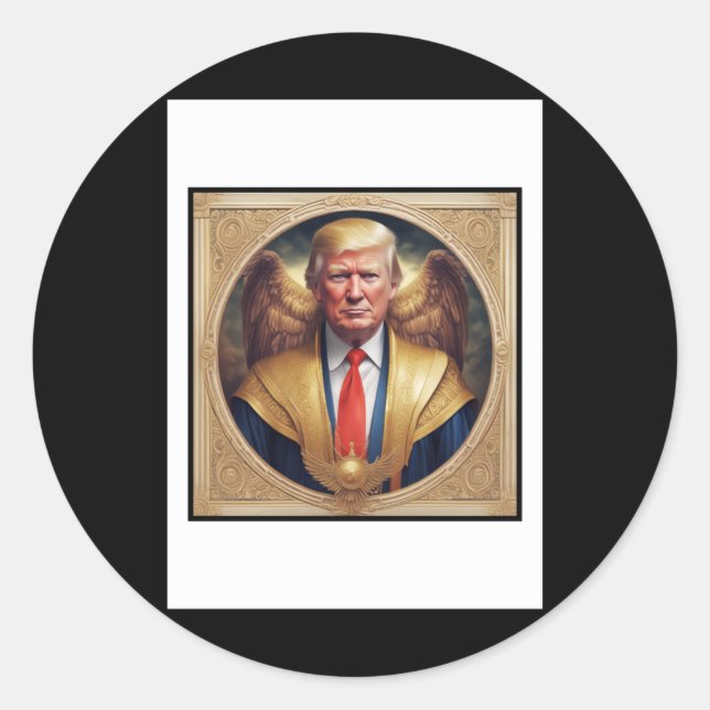 Sticker Rond Saint Donald (Devant)