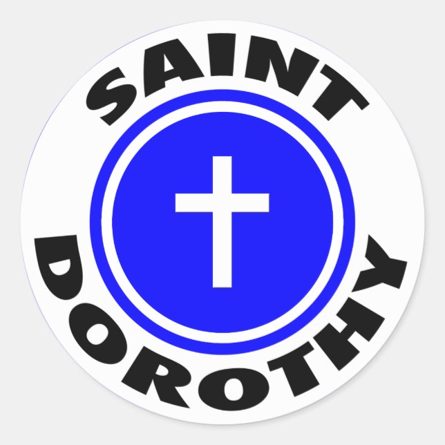 Sticker Rond Saint Dorothy (Devant)