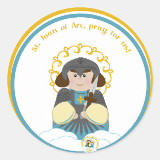 Sticker Rond Saint Jean d'Arc