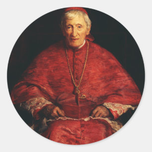 Sticker Rond Saint John Henry Newman théologien anglais