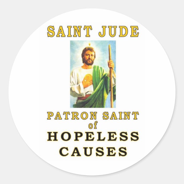 STICKER ROND SAINT JUDE (Devant)