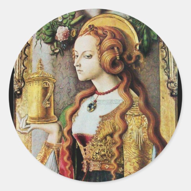 STICKER ROND SAINT MARY MAGDALENE (Devant)