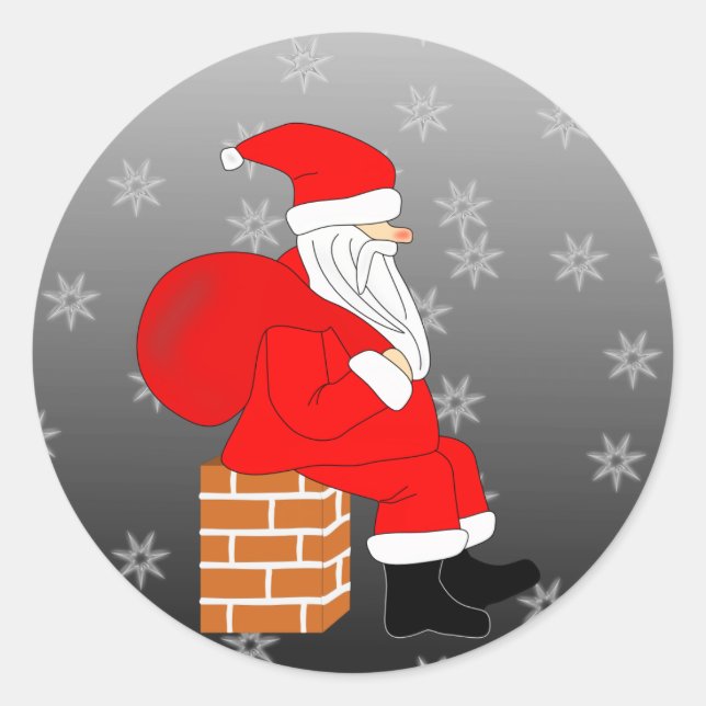 Sticker Rond Saint Nicolas (Devant)