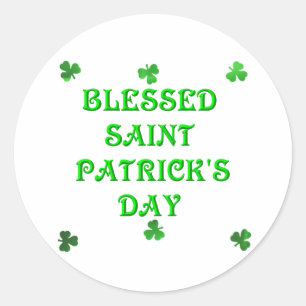 Sticker Rond Saint Patrick (1)