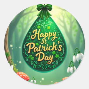 Sticker Rond Saint Patrick's Day