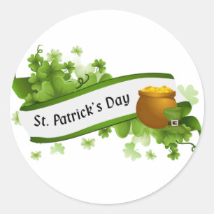 Sticker Rond Saint Patrick's Day