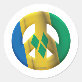 Sticker Rond Saint-Vincent-et-les Grenadines