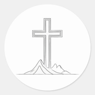 Sticker Rond Sainte Croix