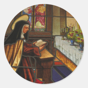 Sticker Rond Sainte-Thérèse d'Avila (2)