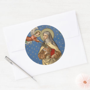 Sticker Rond Sainte-Thérèse d'Avila (SAU 28)