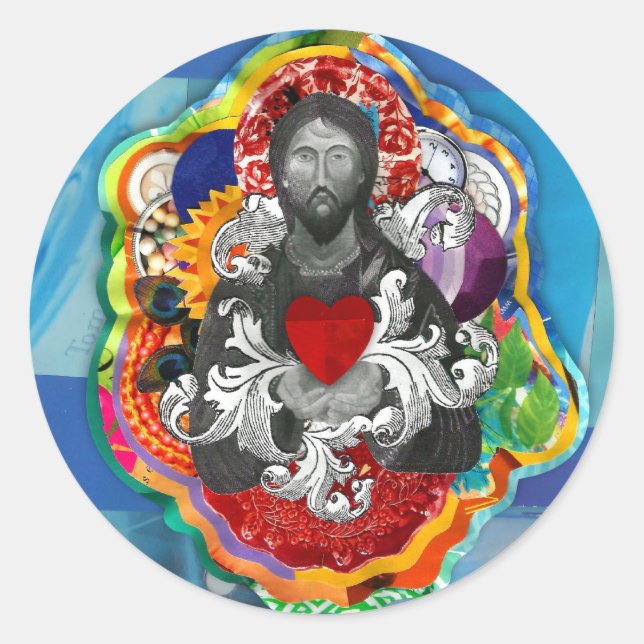 Sticker Rond Saints (Devant)