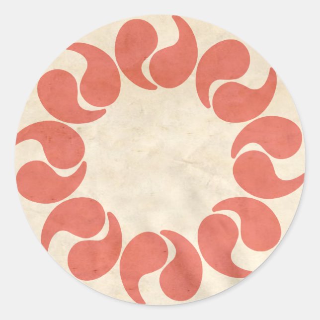 STICKER ROND SAITAMA (Devant)