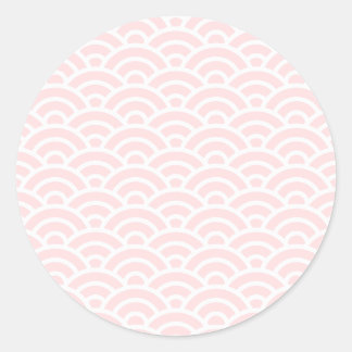 Sticker Rond SAKURA 12 Vagues de Seigaiha - Energetic Ver.
