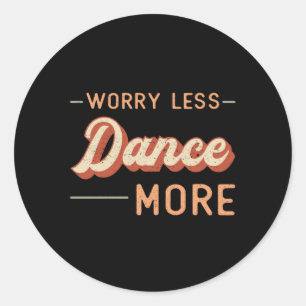 Sticker Rond Salle de sport Danse Danse Entraînement Sport Idée