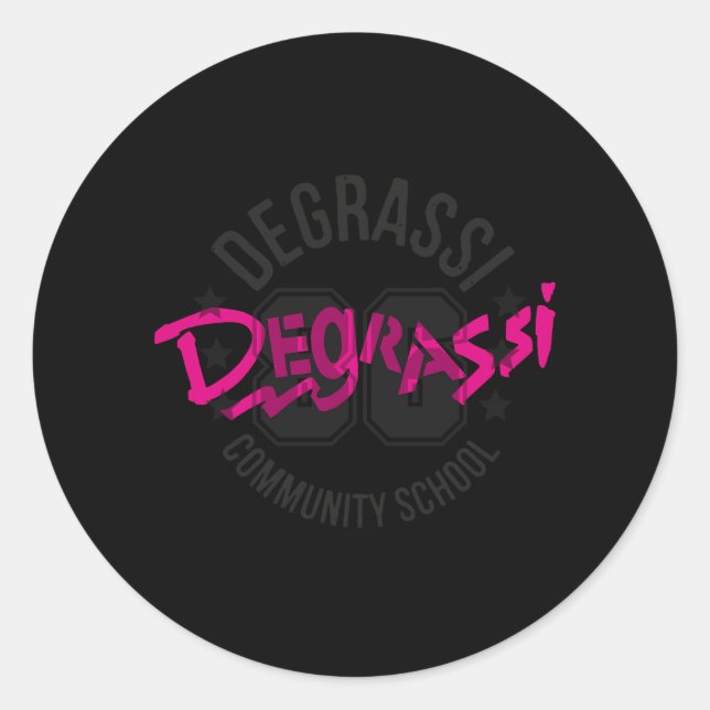 Sticker Rond Salle de sport Degrassi Panthers (Devant)