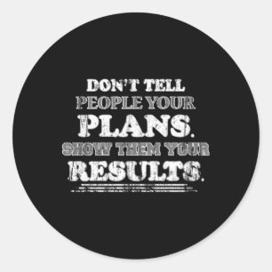 Sticker Rond Salle de sport Fitness Sport Exercice Drôle Drôle 