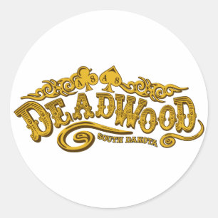 Sticker Rond Salon Deadwood