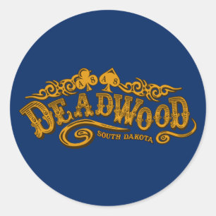 Sticker Rond Salon Deadwood