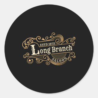 Sticker Rond Salon Long Branche Gunfumée Tv