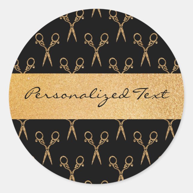 Sticker Rond Salon Shears (Devant)