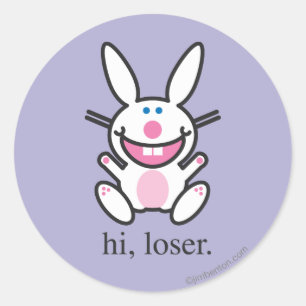 Sticker Rond Salut Loser