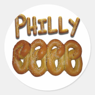 Sticker Rond Salutations de Philly