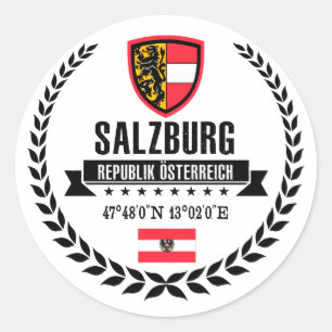 Sticker Rond Salzbourg