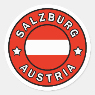 Sticker Rond Salzbourg Autriche