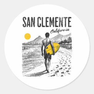 Sticker Rond San Clemente _2 