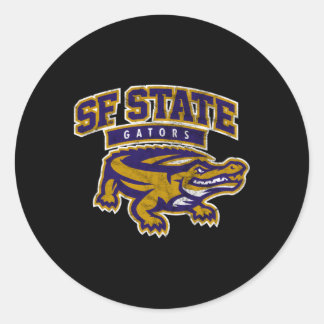 Sticker Rond San Francisco State Sfsu Gators Large