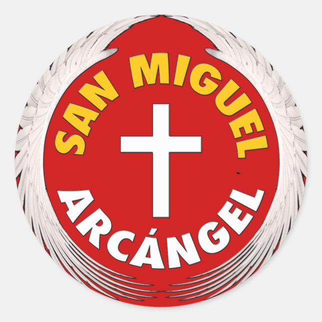Sticker Rond San Miguel Arcangel (Devant)