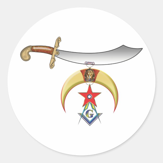 Sticker Rond Sanctuaire Mason (Devant)