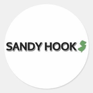 Sticker Rond Sandy Hook, New Jersey