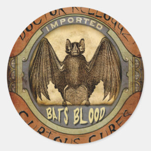 Sticker Rond Sang de battes