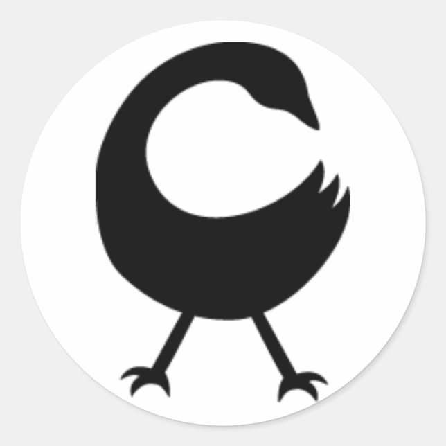 Sticker rond Sankofa (Devant)
