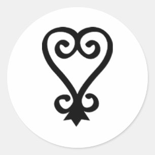 Sticker rond Sankofa
