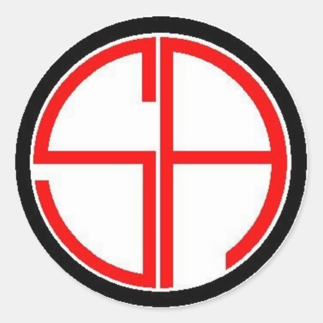 Sticker Rond Sans Crosshairs (Devant)