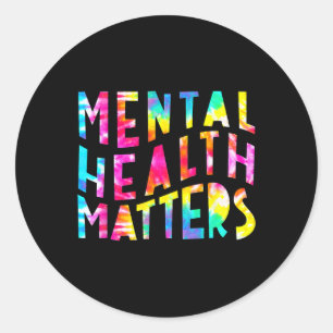 Sticker Rond Santé mentale