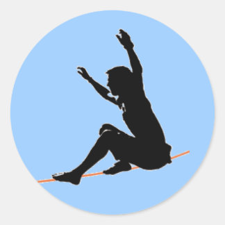 Sticker Rond s'asseoir sur la ligne