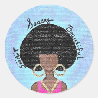 Sticker Rond Sassy