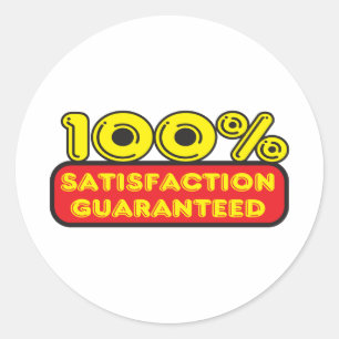 Sticker Rond Satisfaction garantie